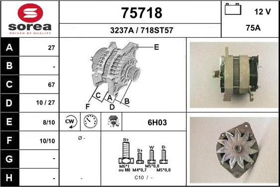 EAI 75718 - Generator alexcarstop-ersatzteile.com