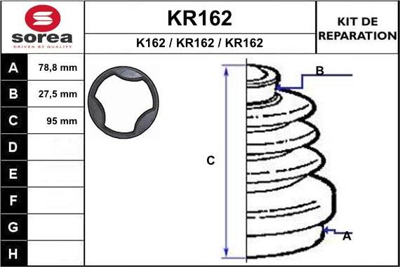 EAI KR162 - Faltenbalg, Antriebswelle alexcarstop-ersatzteile.com