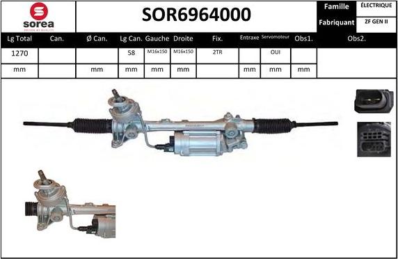 EAI SOR6964000 - Lenkgetriebe alexcarstop-ersatzteile.com