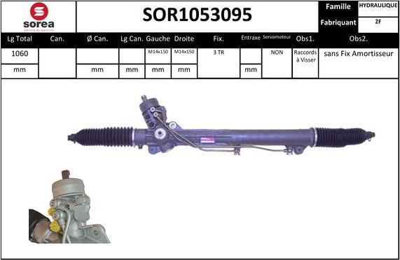 EAI SOR1053095 - Lenkgetriebe alexcarstop-ersatzteile.com