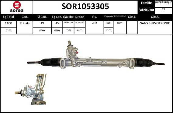 EAI SOR1053305 - Lenkgetriebe alexcarstop-ersatzteile.com