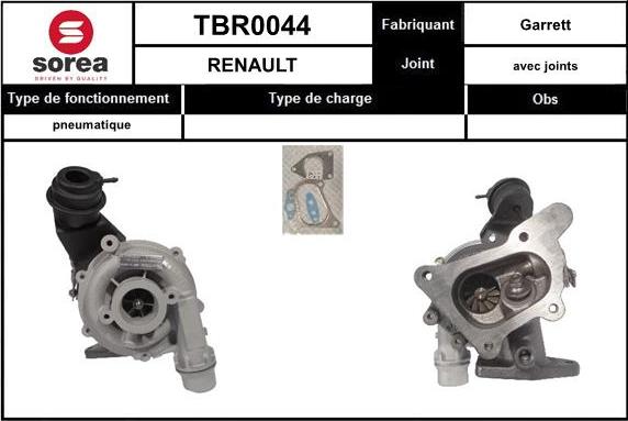 EAI TBR0044 - Lader, Aufladung alexcarstop-ersatzteile.com