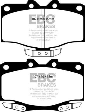 TRW Engine Component GDB1133 - Bremsbelagsatz, Scheibenbremse alexcarstop-ersatzteile.com