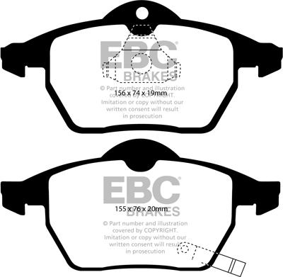 SAAB 05062203 - Bremsbelagsatz, Scheibenbremse alexcarstop-ersatzteile.com