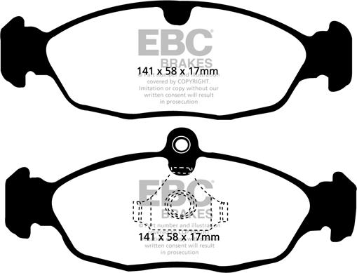 ATE 607241 - Bremsbelagsatz, Scheibenbremse alexcarstop-ersatzteile.com