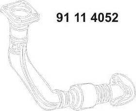 Eberspächer 91 11 4052 - Abgasrohr alexcarstop-ersatzteile.com