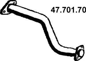 Eberspächer 47.701.70 - Abgasrohr alexcarstop-ersatzteile.com