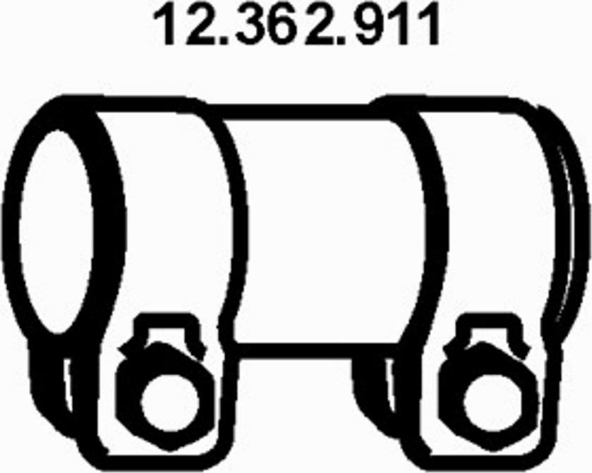 Eberspächer 12.362.911 - Rohrverbinder, Abgasanlage alexcarstop-ersatzteile.com