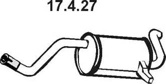 Eberspächer 17.4.27 - Endschalldämpfer alexcarstop-ersatzteile.com