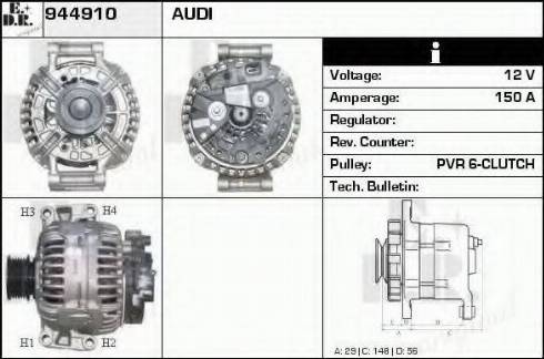 EDR 944910 - Generator alexcarstop-ersatzteile.com