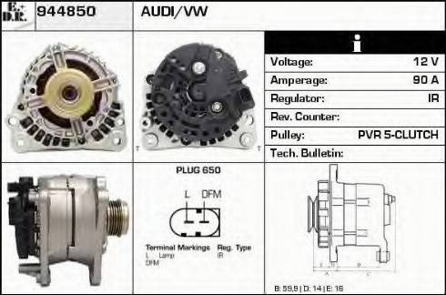 EDR 944850 - Generator alexcarstop-ersatzteile.com