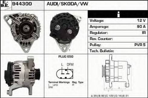 EDR 944300 - Generator alexcarstop-ersatzteile.com