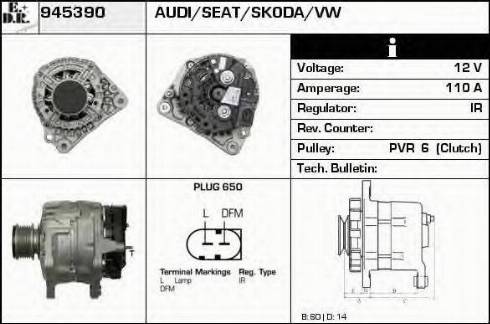 EDR 945390 - Generator alexcarstop-ersatzteile.com