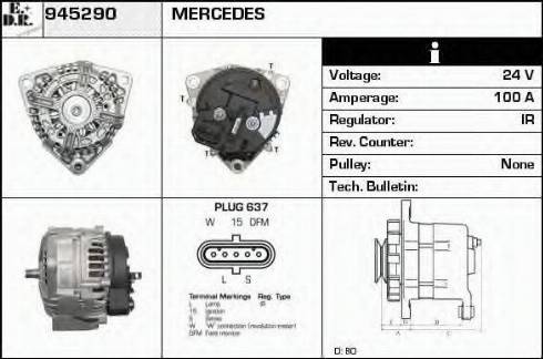 EDR 945290 - Generator alexcarstop-ersatzteile.com