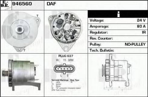 EDR 946560 - Generator alexcarstop-ersatzteile.com