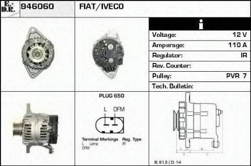 EDR 946060 - Generator alexcarstop-ersatzteile.com