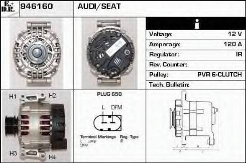 EDR 946160 - Generator alexcarstop-ersatzteile.com