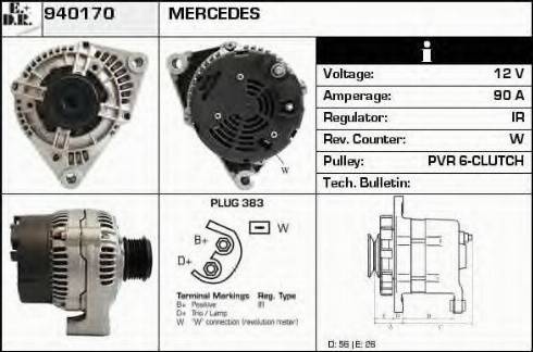 EDR 940170 - Generator alexcarstop-ersatzteile.com