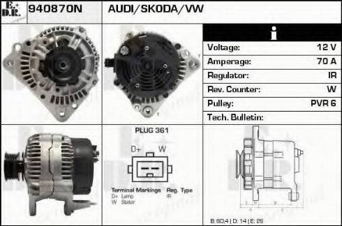 EDR 940870N - Generator alexcarstop-ersatzteile.com