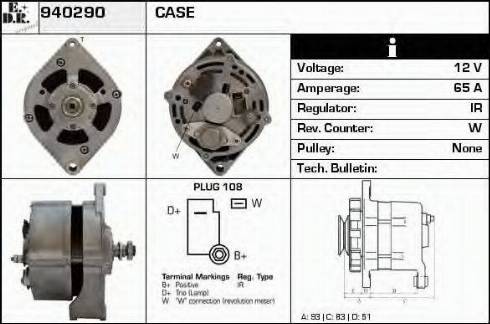 EDR 940290 - Generator alexcarstop-ersatzteile.com