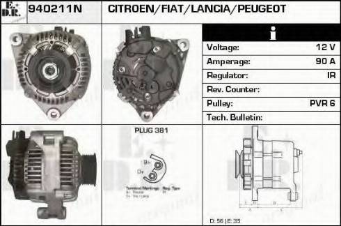 EDR 940211N - Generator alexcarstop-ersatzteile.com