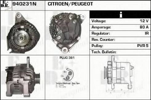 EDR 940231N - Generator alexcarstop-ersatzteile.com