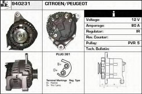 EDR 940231 - Generator alexcarstop-ersatzteile.com