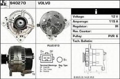 EDR 940270 - Generator alexcarstop-ersatzteile.com