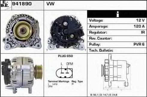 EDR 941890 - Generator alexcarstop-ersatzteile.com