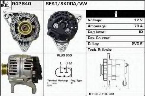 EDR 942640 - Generator alexcarstop-ersatzteile.com