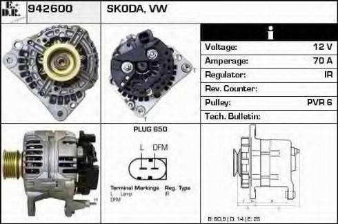 EDR 942600 - Generator alexcarstop-ersatzteile.com