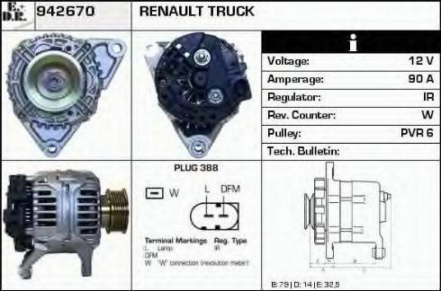 EDR 942670 - Generator alexcarstop-ersatzteile.com