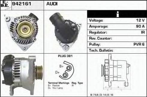 EDR 942161 - Generator alexcarstop-ersatzteile.com