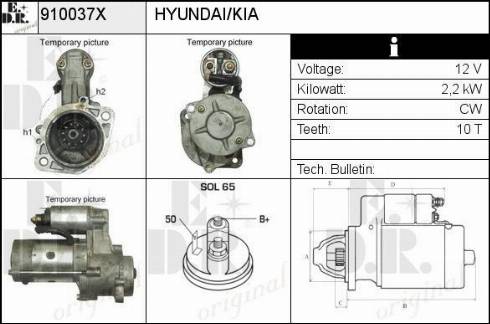 EDR 910037X - Starter alexcarstop-ersatzteile.com