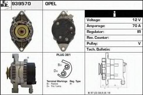 EDR 939570 - Generator alexcarstop-ersatzteile.com