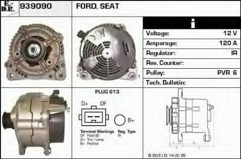 EDR 939090 - Generator alexcarstop-ersatzteile.com