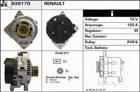 EDR 939170 - Generator alexcarstop-ersatzteile.com