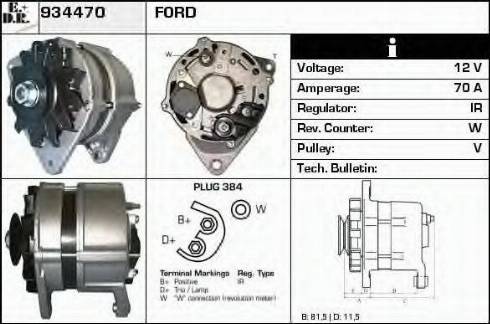 EDR 934470 - Generator alexcarstop-ersatzteile.com