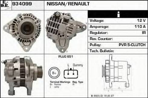 EDR 934099 - Generator alexcarstop-ersatzteile.com