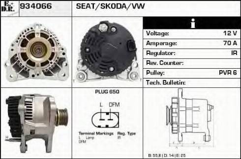 EDR 934066 - Generator alexcarstop-ersatzteile.com