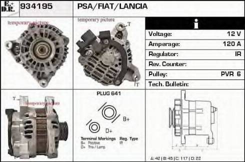 EDR 934195 - Generator alexcarstop-ersatzteile.com