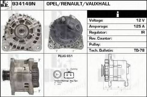 EDR 934149N - Generator alexcarstop-ersatzteile.com