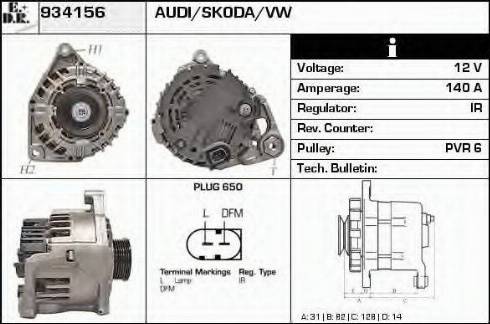 EDR 934156 - Generator alexcarstop-ersatzteile.com