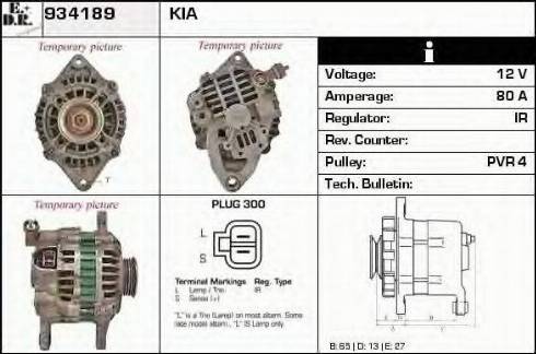 EDR 934189 - Generator alexcarstop-ersatzteile.com