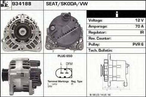 EDR 934188 - Generator alexcarstop-ersatzteile.com