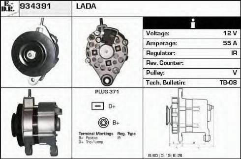 EDR 934391 - Generator alexcarstop-ersatzteile.com