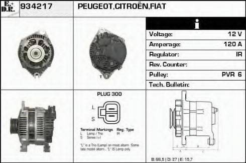 EDR 934217 - Generator alexcarstop-ersatzteile.com