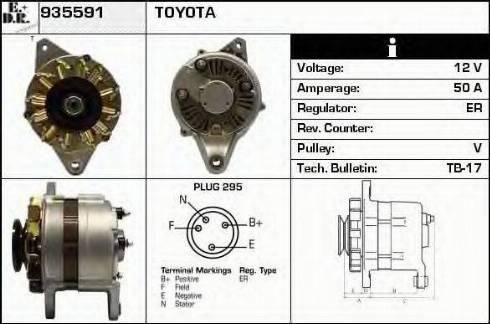 EDR 935591 - Generator alexcarstop-ersatzteile.com