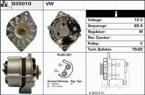 EDR 935010 - Generator alexcarstop-ersatzteile.com