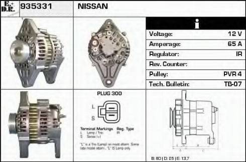 EDR 935331 - Generator alexcarstop-ersatzteile.com